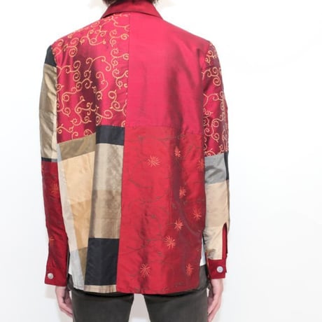 Random Patchwork L/S Shirt