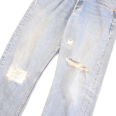 Euro Levi's 501 Damage Denim Pants