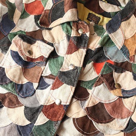 Patchwork Leather Jacket