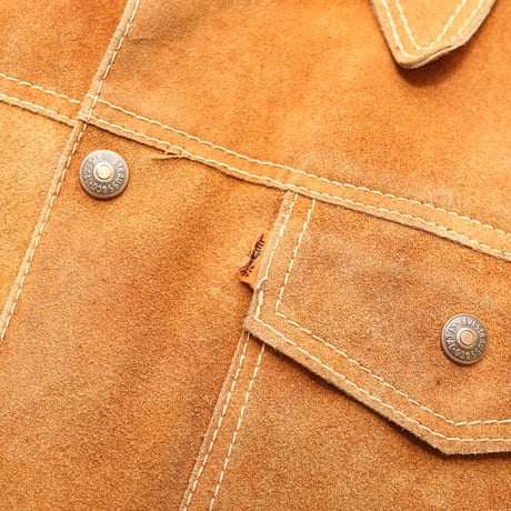 70s Levi's 3rd Type Suede Jacket "Big-E"