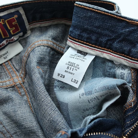 リーバイス511 スキニーパンツ Levis Denim Pants