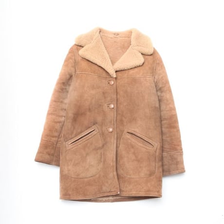 Vintage Mouton Coat Skinny Fit