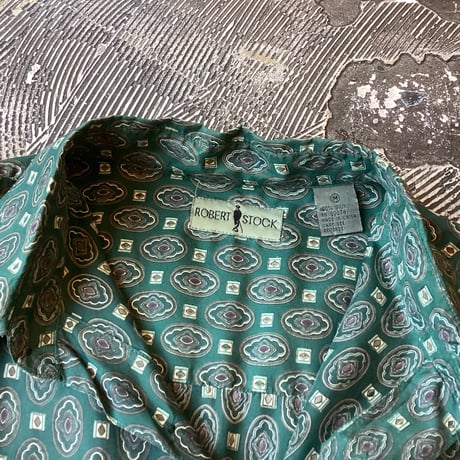 Robert Stock Patterned Silk Shirt
