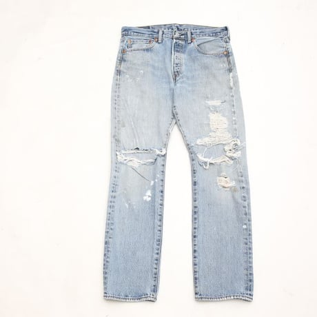 Levi's 501 Damage Denim Pants