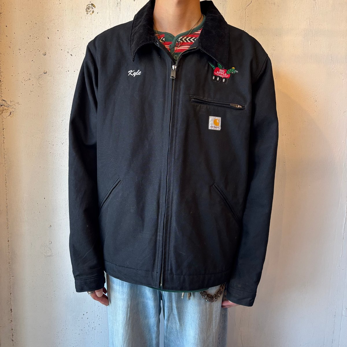Carhartt デトロイトジャケット Detroit Jacket BLK Carhartt デトロイトジャケット ブラック 雰囲気◎ 抜群個体 USA