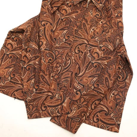 Paisley Pattern Zip Jacket