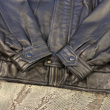 Via Nuova Pelle Stand Collared Leather Jacket