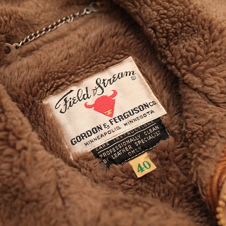 70s Nuback Boa Jacket