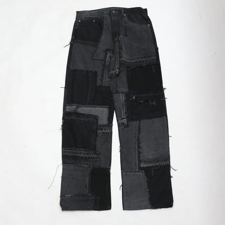 Levi's Patchwork Remake Black Denim Pants