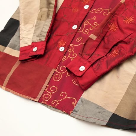 Random Patchwork L/S Shirt