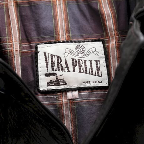 Black Nuback Leather Jacket MADE IN ITALY