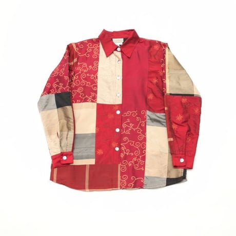 Random Patchwork L/S Shirt