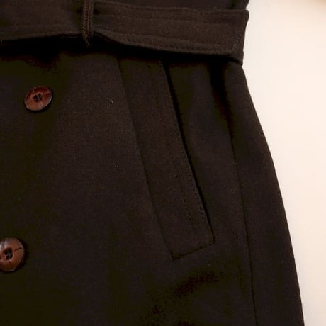Euro Vintage Double Breasted Wool Coat
