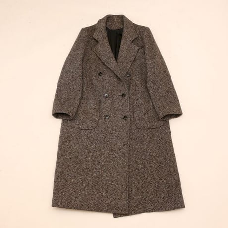 Double Breasted Pure Wool Coat