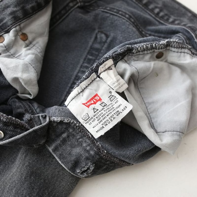 90s Levi's 501 Black Denim Pants MADE IN USA |
