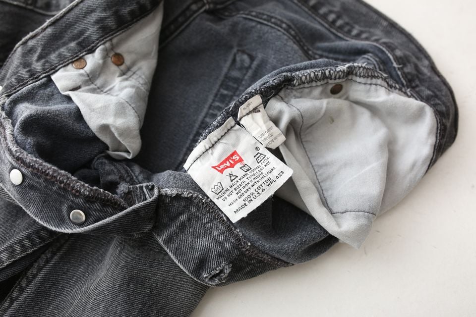 90s Levi's 501 Black Denim Pants MADE IN USA |