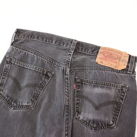 Levi's 501 Damage Black Denim Pants