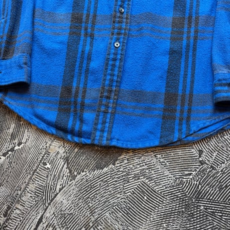 St. John's Bay × BIG MAC Cotton Heavy Flannel Shirt MADE IN USA