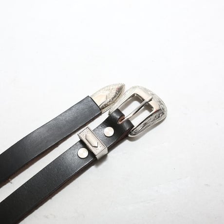 Western Studs Leather Belt