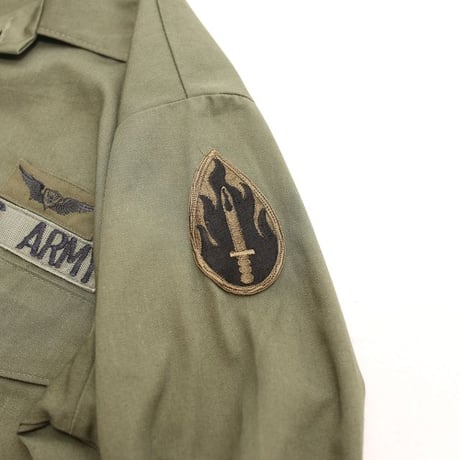80s US.ARMY OG507 Utility Shirt