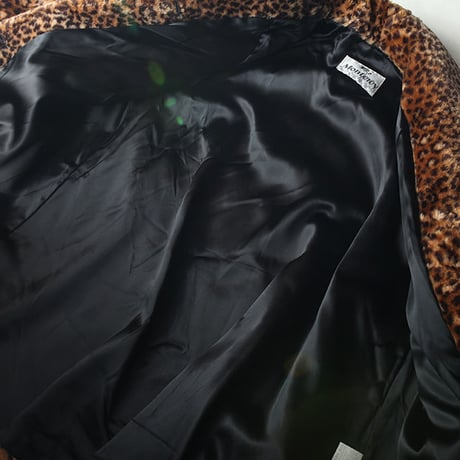 Vintage Animal Fake Fur Coat