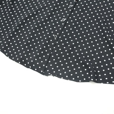 Dot Pattern Open Collar Rayon S/S Shirt