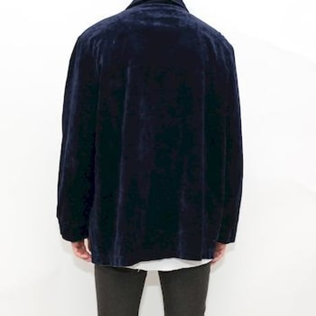 70's  Velour Boa Jacket Made In USA