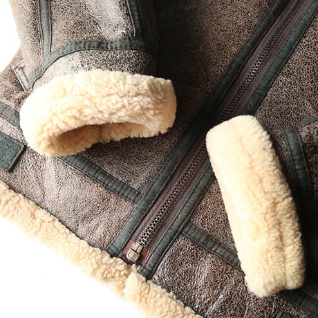 B-3 Mouton Leather Jacket