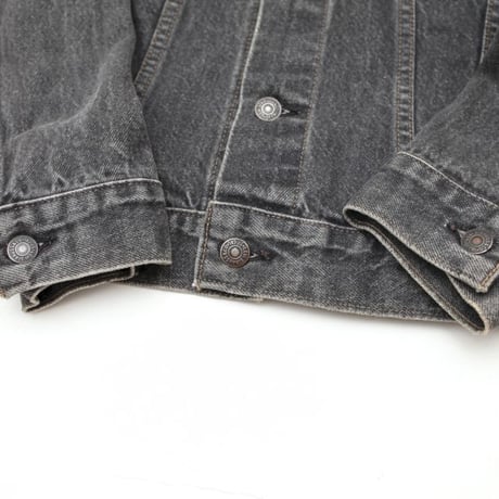 Levis 75505 Black  Denim Trucker Jacket