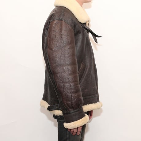 B-3 Mouton Leather Jacket