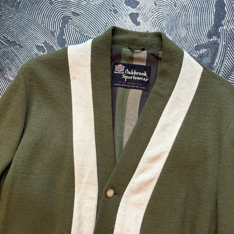 50s Oakbrook Sportswear by Sears Wool Knit Cardigan