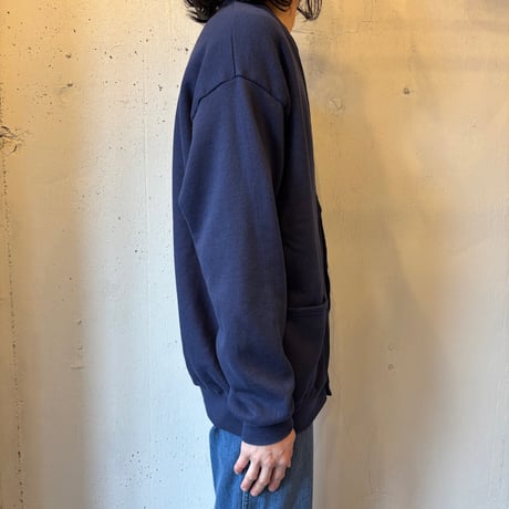 80s Jerzees Blank Sweat Cardigan