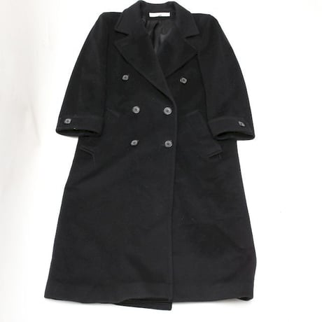 Double Breasted Wool Long Coat
