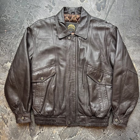 Flight Leather Jacket Brown