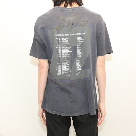 80s U2 "The Joshua Tree" Fall 1987 Tour T-Shirt