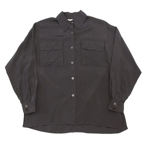 Black Rayon L/S Shirt