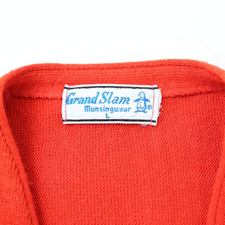 70's Grand Slam Munsingwear Acrylic Cardigan