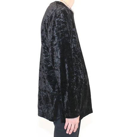 Black Velour Knit