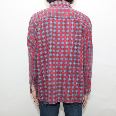 Plaid Print Flannel Shirt