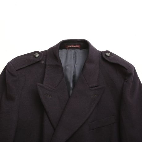 Double Brested Crombie Wool Coat Made In England