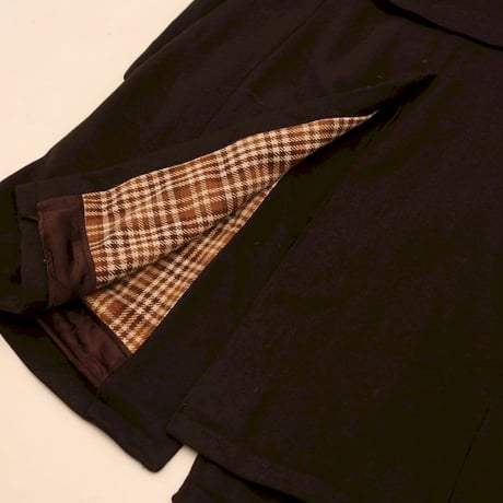 Euro Vintage Double Breasted Wool Coat