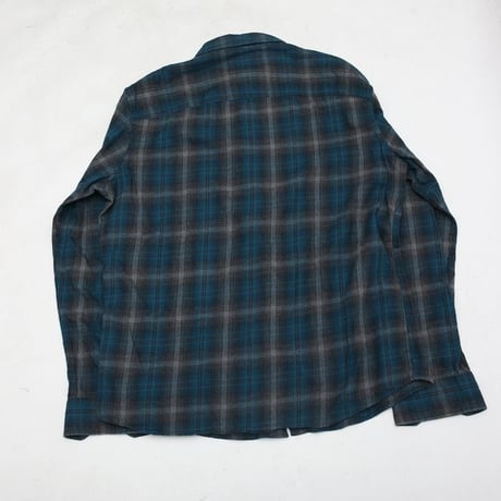 Ombre Check Flannel Shirt