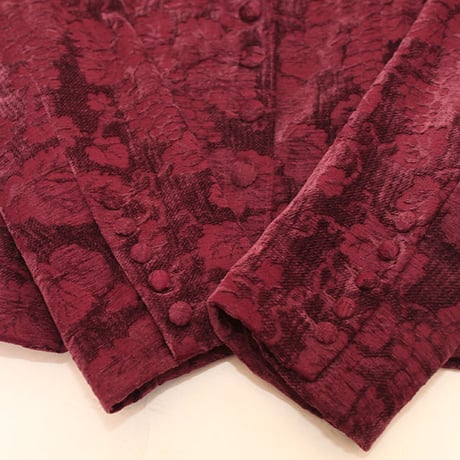 Vintage Emboss Velour Jacket