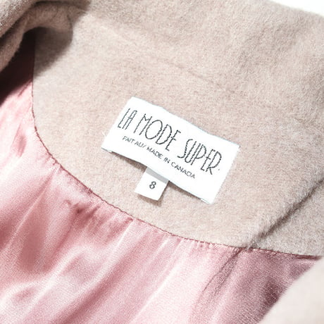 Mohair Wool Coat Made in Canada