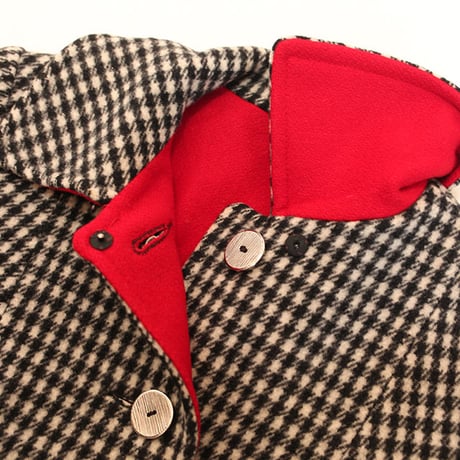 Hound tooth Wool Coat