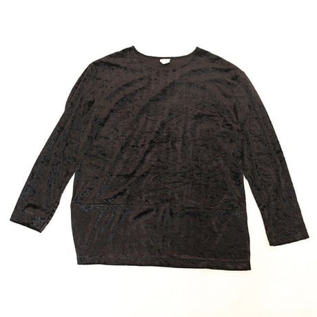 Black Velour Knit