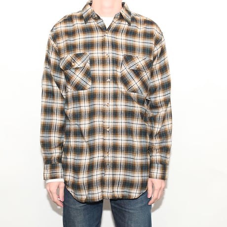 Ombre Check Acrylic L/S Shirt