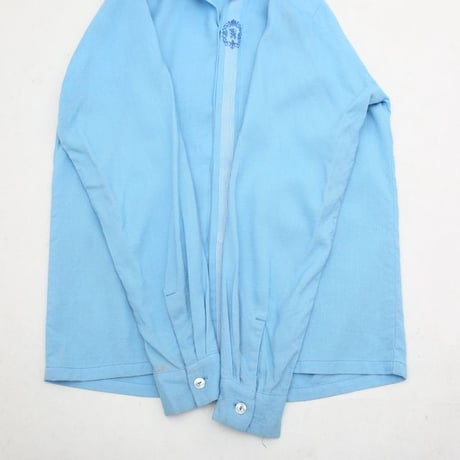 Da Vinci Open Collar Rayon Shirt