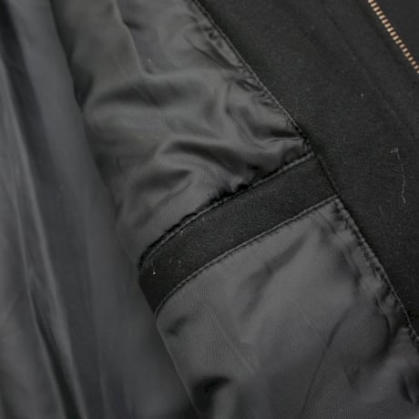 Black Suede Leather Coat