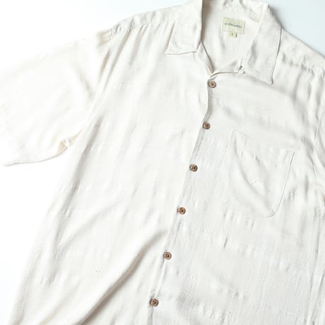 シルクシャツ 総柄 Silk S/S Shirt